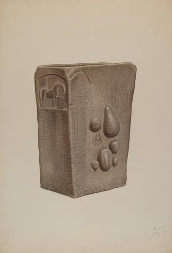 Drinking Fountain by Edward DiGennero, index of american design, 1940