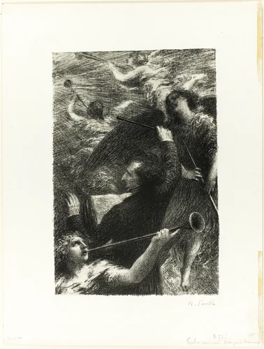 Tuba Mirum Spargens Sonum by Henri Fantin-Latour, print, 1883-1893