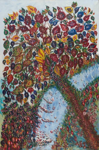 Tree of Paradise by Séraphine Louis, painting, 1928