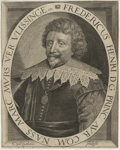 Frederick Henry of Nassau by Crispyn van den Queboorn, print, 1604-1652