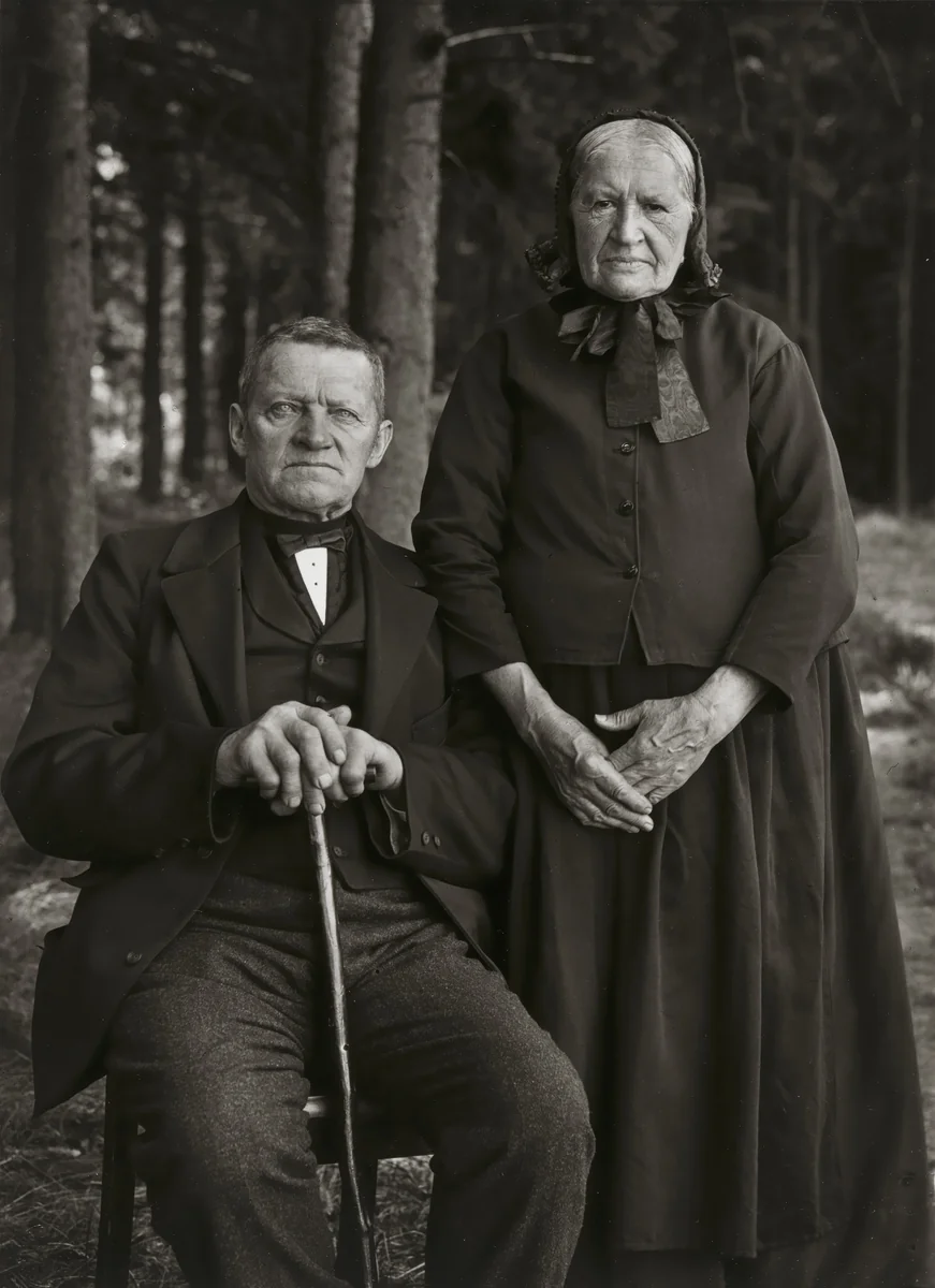 Farming Couple–Propriety and Harmony by August Sander, photograph, 1912