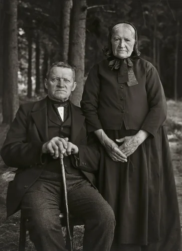 Farming Couple–Propriety and Harmony by August Sander, photograph, 1912