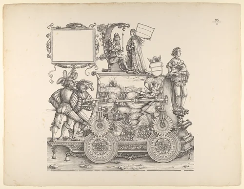 Wartime Triumphs, from The Triumphal Procession of Emperor Maximilian (Triumph Des Kaisers Maximilian I) by Hans Burgkmair, print, 1883-1884