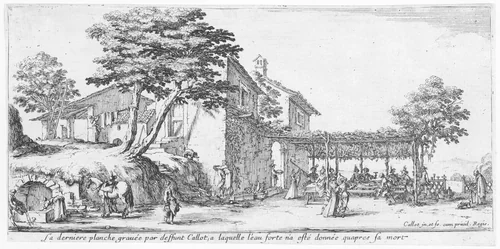 The Little Trellis by Jacques Callot, print, 1605-1635