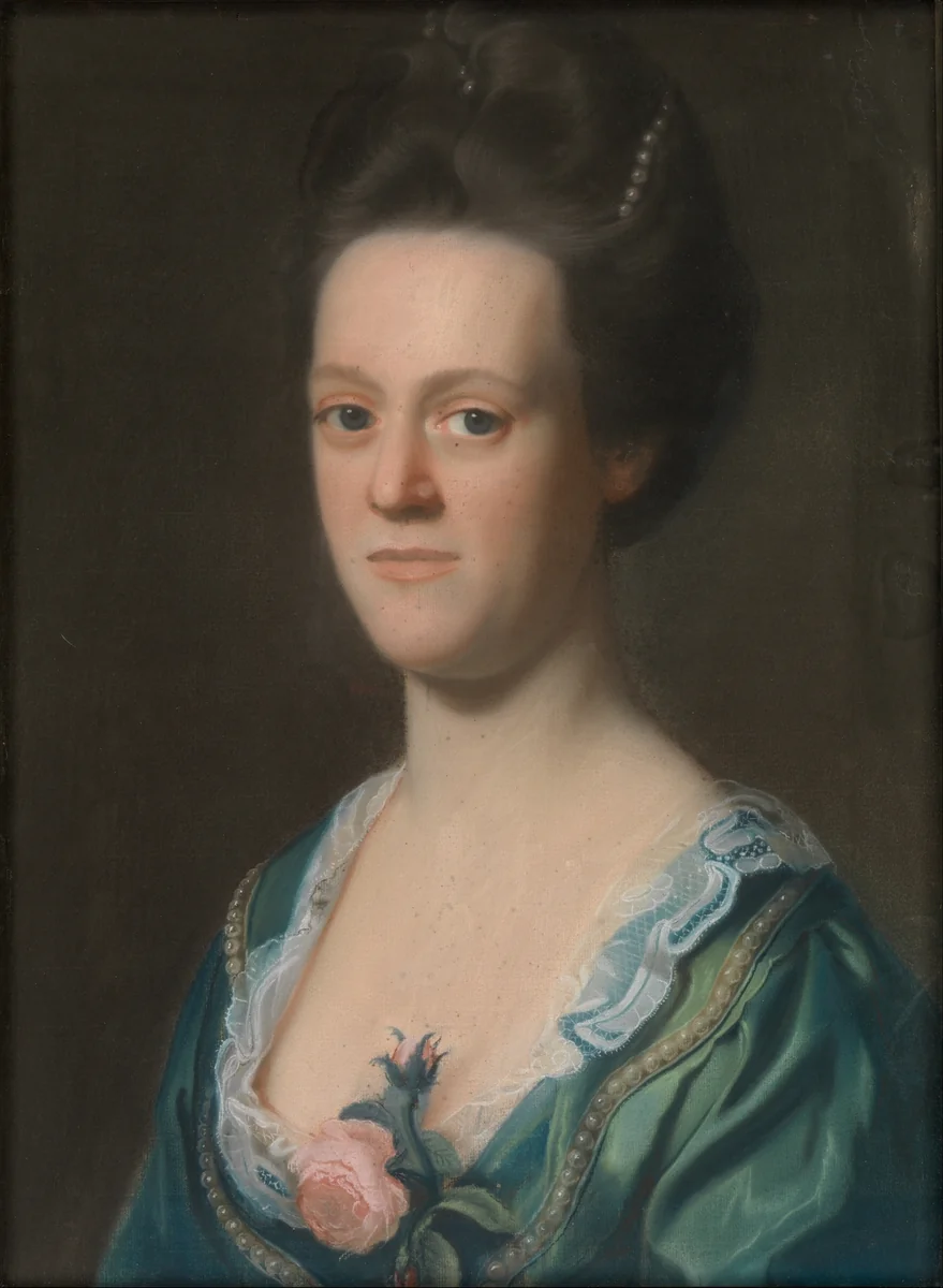 Elizabeth Green (Mrs. Ebenezer Storer II) by John Singleton Copley, artwork, 1764-1770