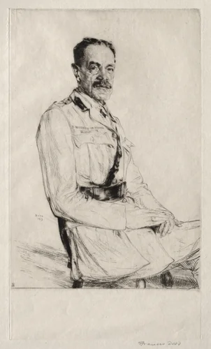 Major-General Sir John Edward Cooper by Francis Dodd, print, 1919