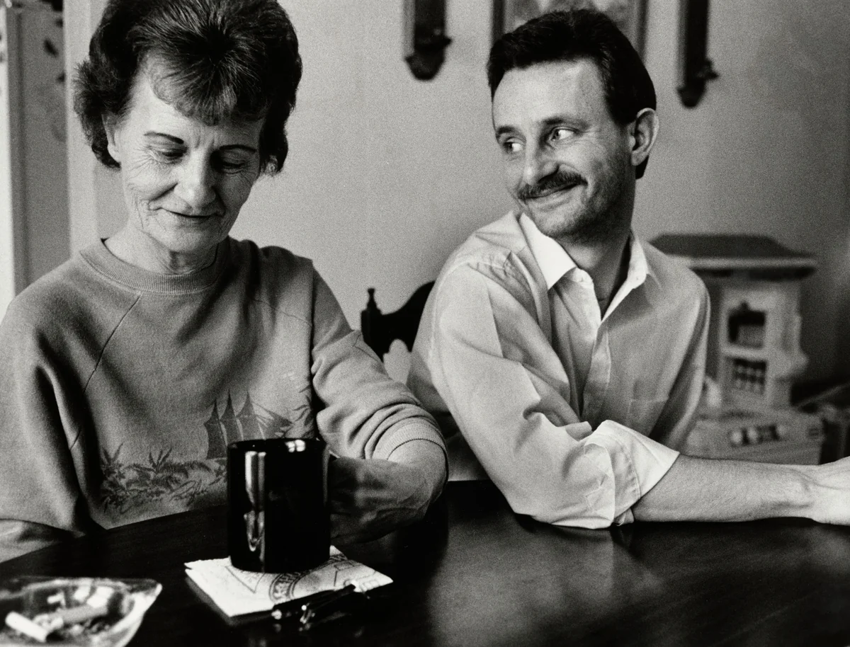 John Blansett and His Mother, Ann by Nancy Andrews, photograph, 1993