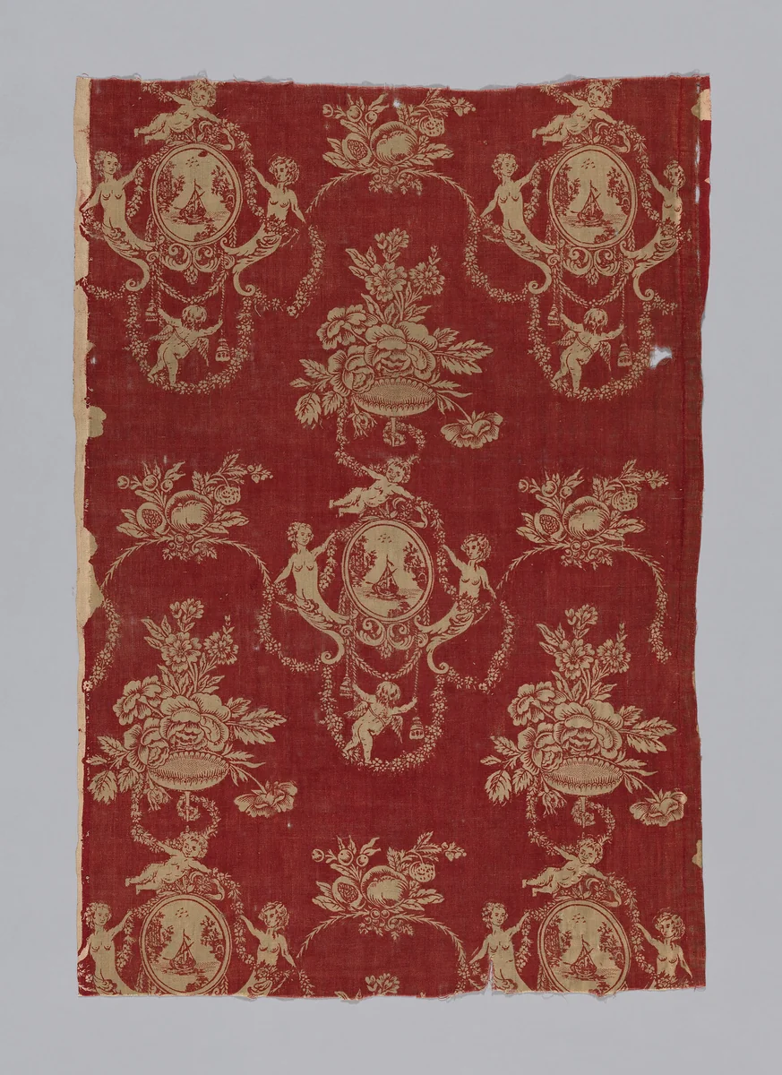 Fragment (Furnishing Fabric) by France, textile, 1780-1800