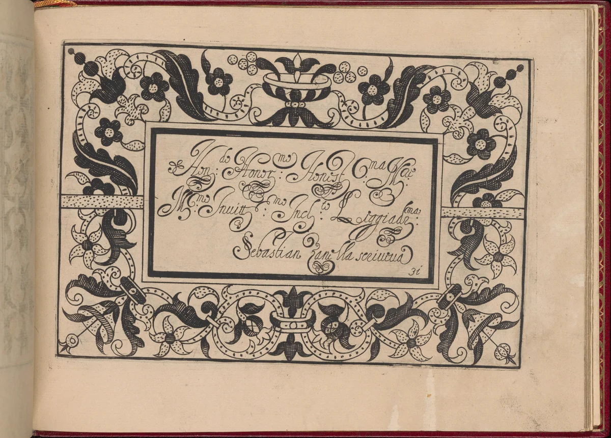 Ghirlanda: Di sei vaghi fiori scielti da piu famosi Giardini d'Italia, page 39 (recto) by Pietro Paulo Tozzi, book, 1604