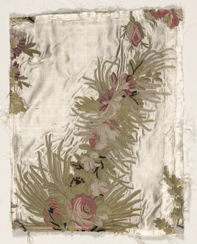 Coverlet Fragment by Philippe de Lasalle, textile, 1755-1775