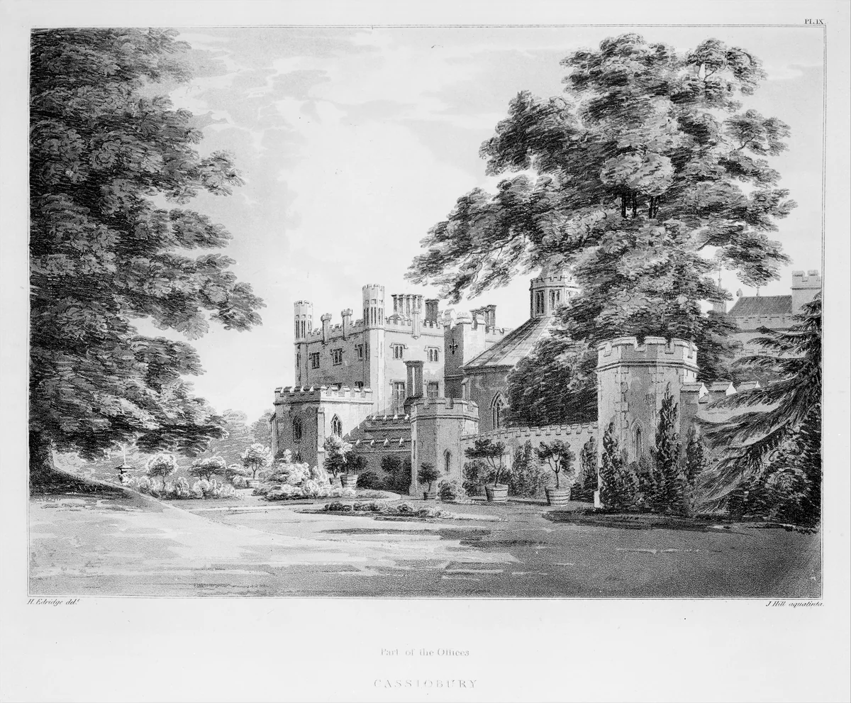 The History and Description of Cassiobury Park, Hertfordshire, the seat of the Earl of Essex by John Britton, book, 1837