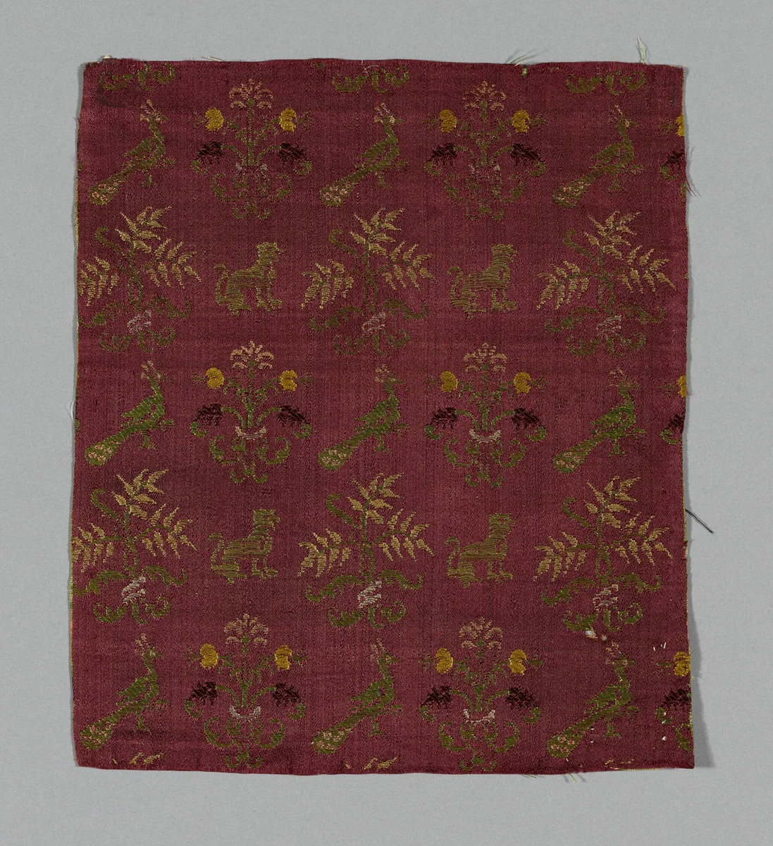 Fragment by Italy, textile, 1600-1650