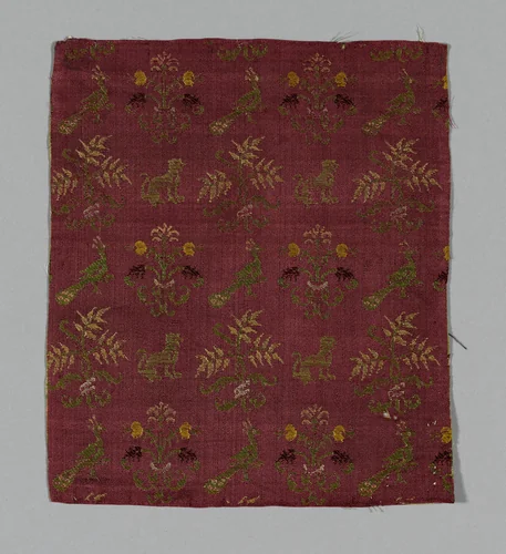 Fragment by Italy, textile, 1600-1650