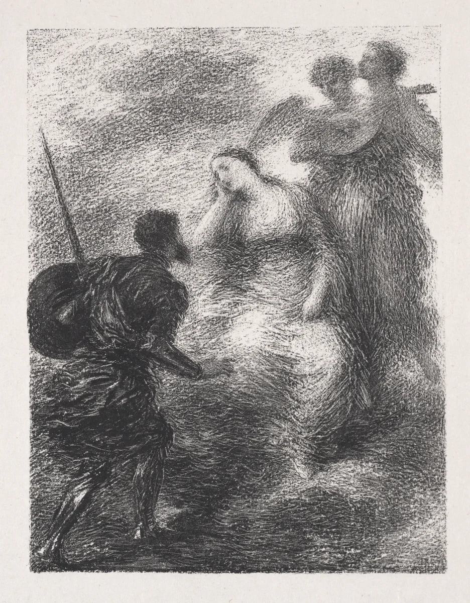 Vision by Henri Fantin-Latour, print, 1895