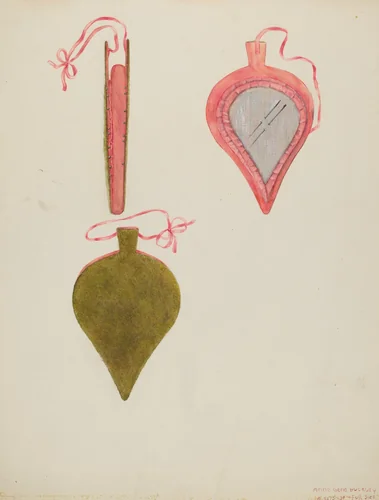 Needle and Pin Case by Ann Gene Buckley, index of american design, 1937