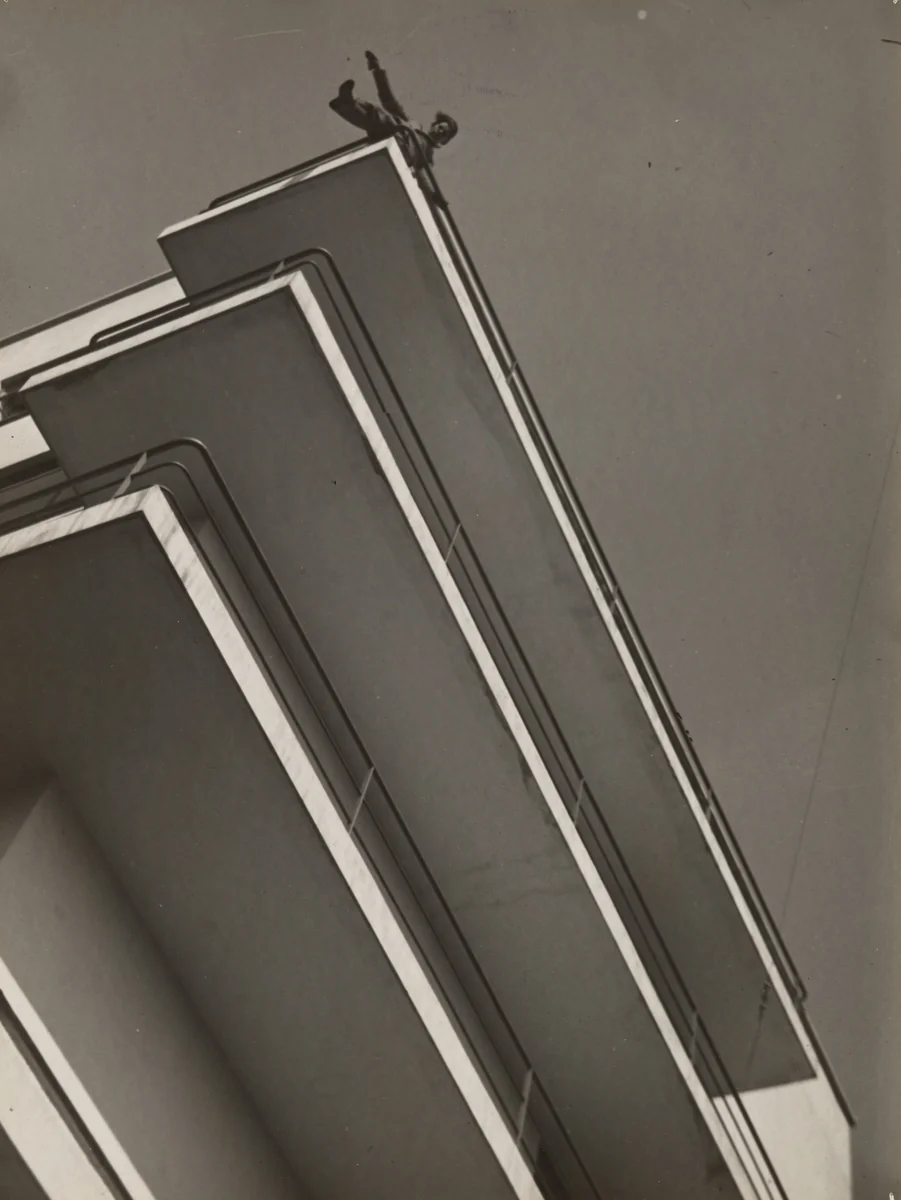 Bauhaus Balconies by Theodore Lux Feininger, photograph, 1928