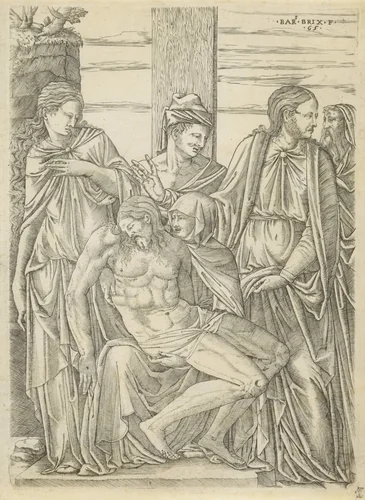 Kruisafneming by Unknown, print, 1565