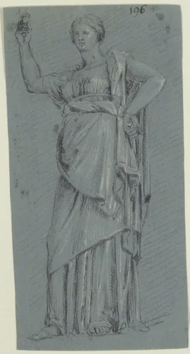 Drawing after the "Juno Cesi" by anonymous, drawing, 1700-1799