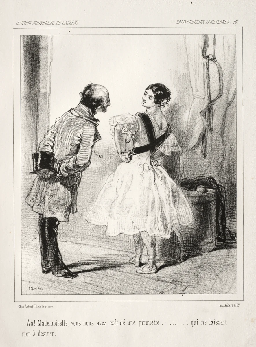 Baliverneries Parisiennes by Paul Gavarni, print, 1824-1866