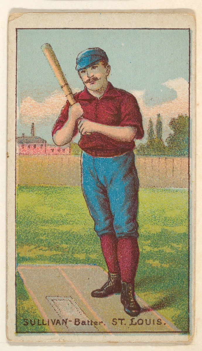 Sullivan, Batter, St. Louis, from the Gold Coin series (N284) for Gold Coin Chewing Tobacco by D. Buchner & Co., print, 1887