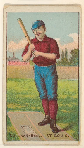 Sullivan, Batter, St. Louis, from the Gold Coin series (N284) for Gold Coin Chewing Tobacco by D. Buchner & Co., print, 1887