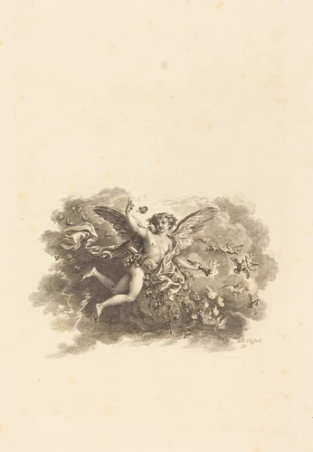 Fleuron for the Title Pages by Pierre Philippe Choffard, print, 1795