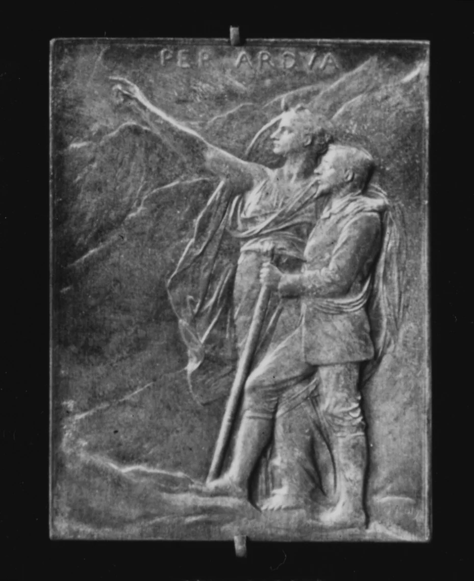 For the French Alpine Club by Louis-Oscar Roty, metalwork, 1800-1899