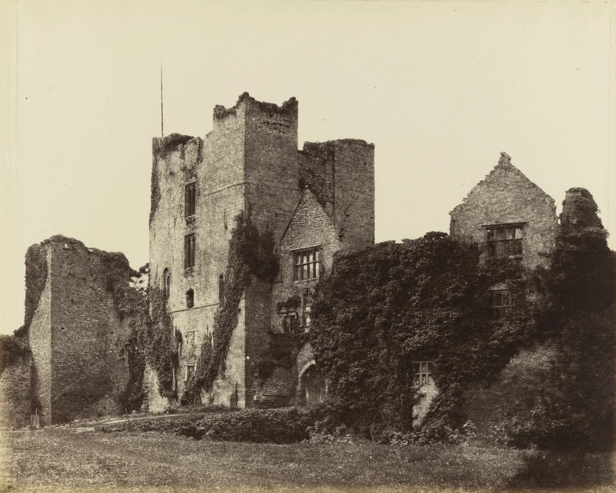 Ludlow Castle by Edward Cheney, photograph, 1858