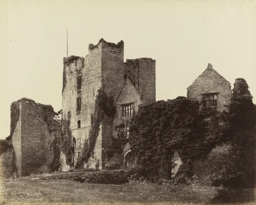 Ludlow Castle by Edward Cheney, photograph, 1858