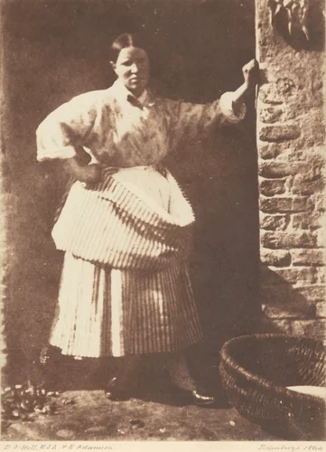 A Newhaven Fisherwoman by David Octavius Hill, Robert Adamson, photograph, 1844