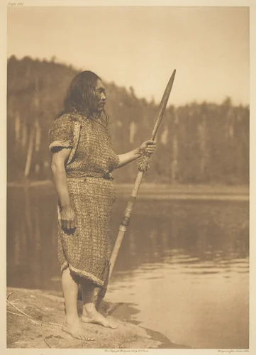 The Whaler-Clayoquot by Edward Curtis, print, 1915
