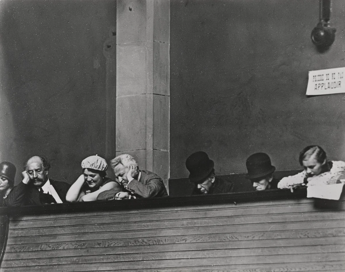 The Observation Gallery in the League of Nations by Erich Salomon, photograph, 1928