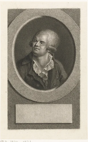 Portret van Georges Jacques Danton by Lambertus Antonius Claessens, print, 1792-1808