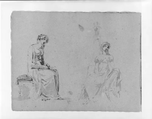 (From Sketchbook) by Thomas Sully, artwork, 1810-1820