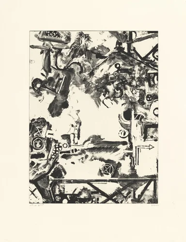 The Barbarian's Garden - Threatened by Richard Diebenkorn, print, 1992