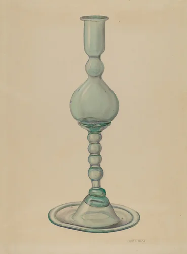 Candlestick by Janet Riza, index of american design, 1940