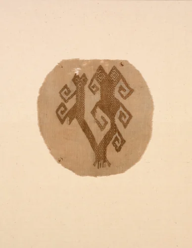 Fragment by Chancay, textile, 1000-1476