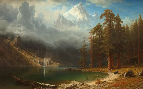 Mount Corcoran by Albert Bierstadt, painting, 1876-1877