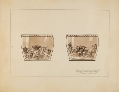 Pitcher by John Fisk, index of american design, 1938