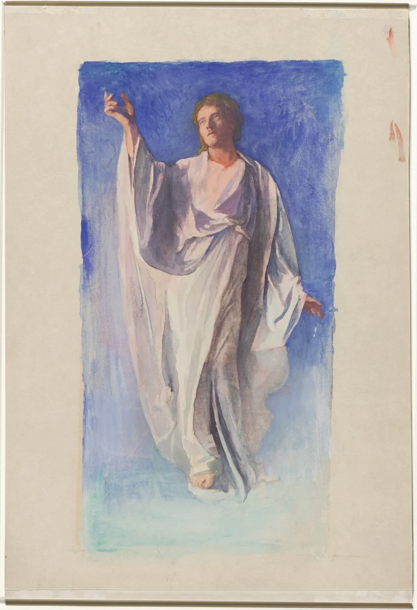The Resurrection of Christ by John La Farge, drawing, 1897-1907