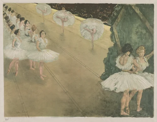 Ballet Dancers by Alexandre Lunois, print, 1883-1916