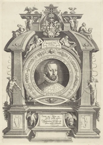 Portret van Gebhard Truchsess von Waldburg-Trauchburg by Unknown, print, 1577-1600