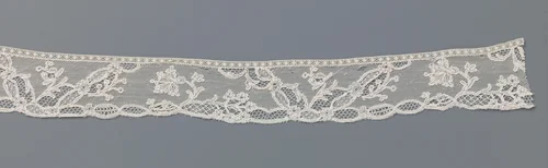 Strook kloskant met anjer tussen v-vormige velden by anonymous, other, 1780