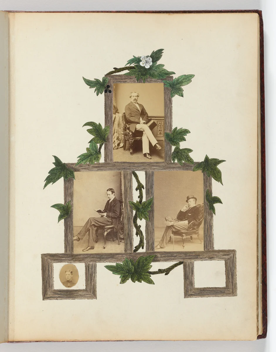 The Johnstone Album by Agnes Caroline Chamberlayne Johnstone, photograph, 1868