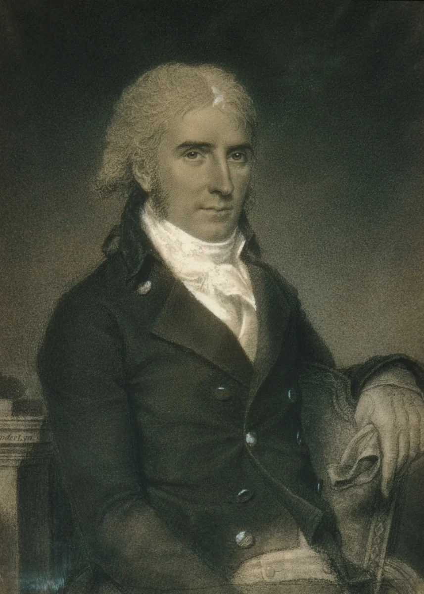 Daniel Strobel, Jr. by John Vanderlyn, artwork, 1796-1802