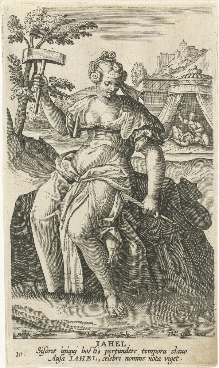 Jaël by Unknown, print, 1588-1595