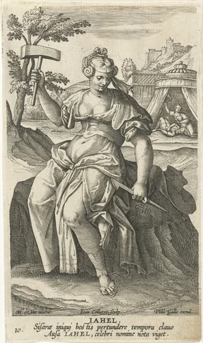 Jaël by Unknown, print, 1588-1595