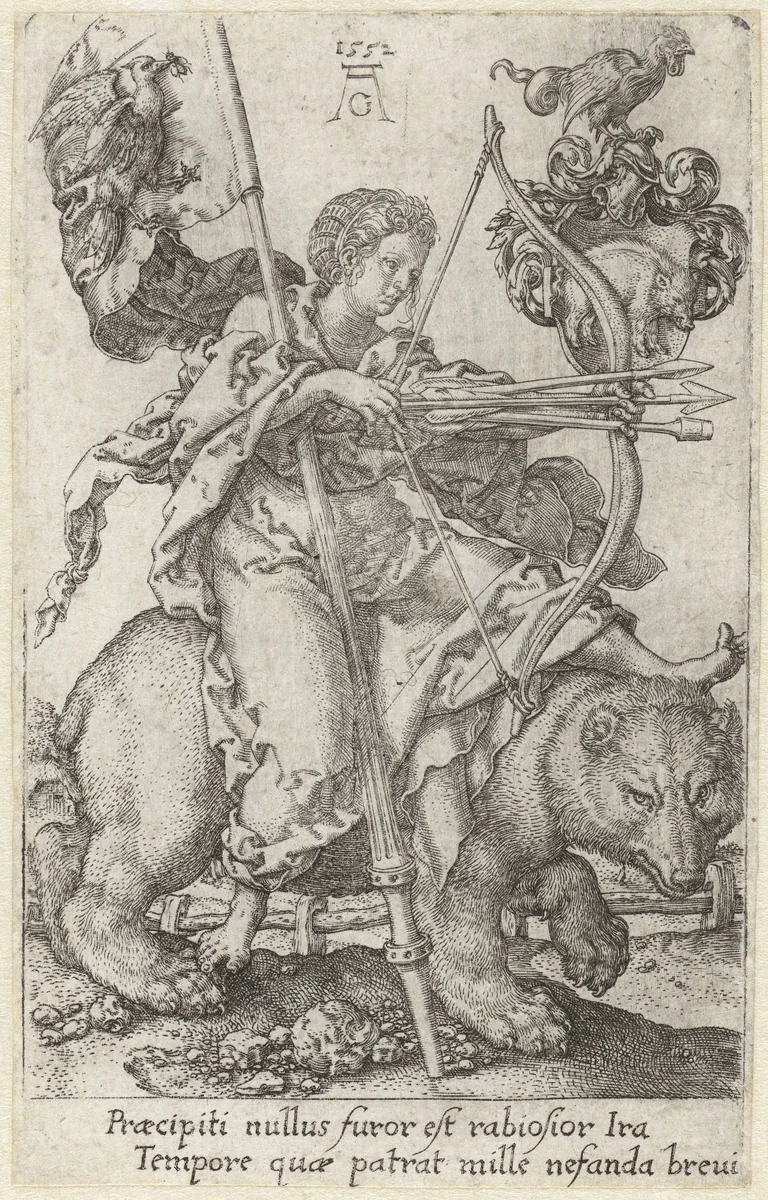 Woede by Unknown, print, 1552