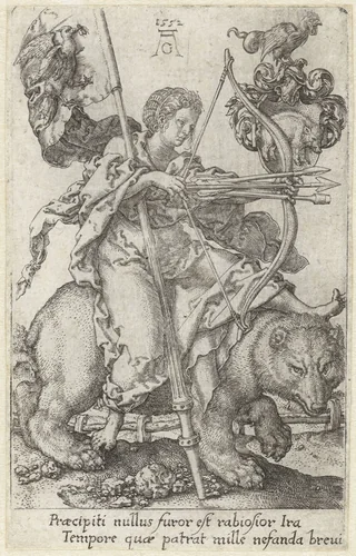 Woede by Unknown, print, 1552