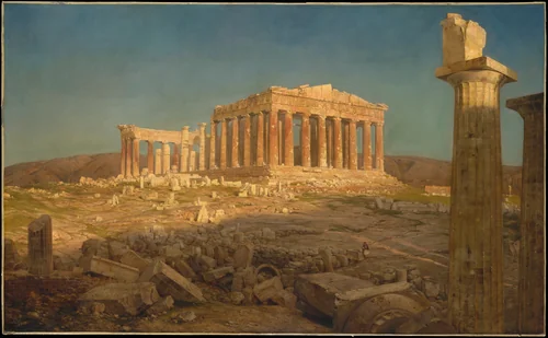 The Parthenon by Frederic Edwin Church, artwork, 1871